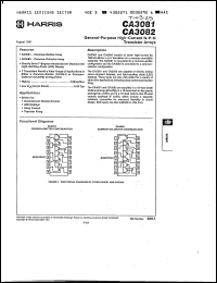 Click here to download CA3082F/3 Datasheet