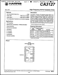 Click here to download CA3127EX Datasheet