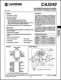 Click here to download CA3240AEX Datasheet