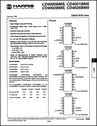 Click here to download CD4002BEX Datasheet