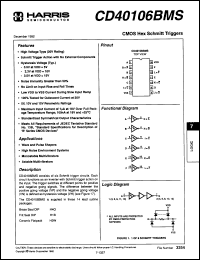 Click here to download CD40106BK3 Datasheet