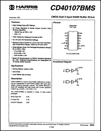 Click here to download CD40107BFX Datasheet