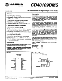 Click here to download CD40109BE98 Datasheet