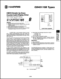 Click here to download CD40110BEX Datasheet