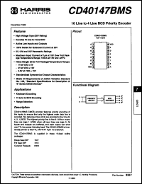 Click here to download CD40147BE98 Datasheet