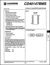 Click here to download CD40147BD3 Datasheet