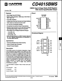 Click here to download CD4015BK Datasheet