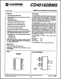 Click here to download CD40182BFX Datasheet