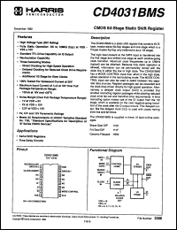 Click here to download CD4031BK3 Datasheet