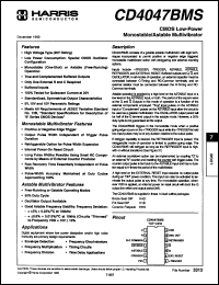 Click here to download CD4047BFX Datasheet