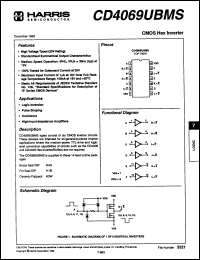Click here to download CD4069UBK Datasheet