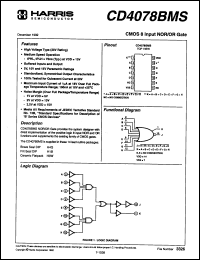 Click here to download CD4078BFX Datasheet