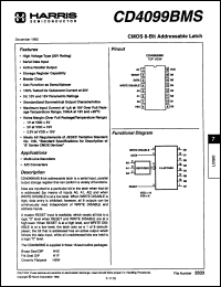 Click here to download CD4099BD3 Datasheet