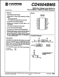 Click here to download CD4504BF Datasheet