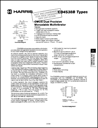 Click here to download CD4538BD Datasheet