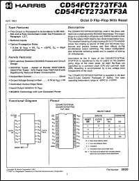 Click here to download CD54FCT273H Datasheet