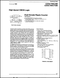 Click here to download CD54HC390H Datasheet