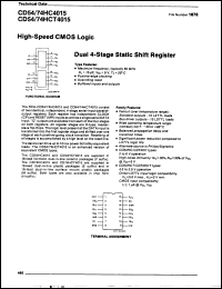 Click here to download CD54HCT4015H Datasheet