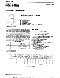 Click here to download CD74HCT4020E98 Datasheet