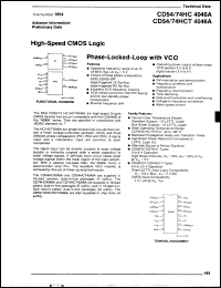 Click here to download CD54HCT4046AF Datasheet
