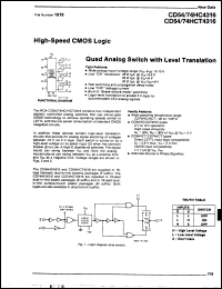 Click here to download CD54HCT4316H Datasheet