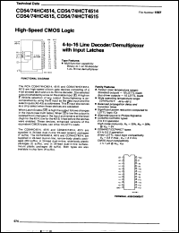 Click here to download CD74HCT4514M Datasheet