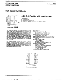 Click here to download CD54HC597H Datasheet