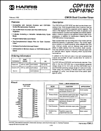 Click here to download CDP1878CDX Datasheet