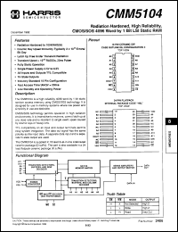 Click here to download CMM5104D/3Z Datasheet