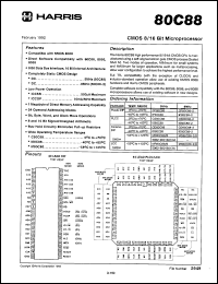 Click here to download MD80C88/883 Datasheet