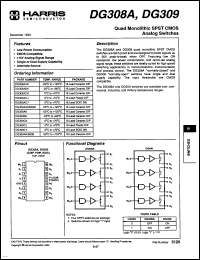 Click here to download DG308ABK Datasheet