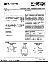 Click here to download HA9-2602-8 Datasheet