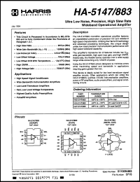 Click here to download HA2-5147/883 Datasheet