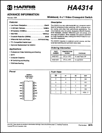 Click here to download HA4314CP Datasheet