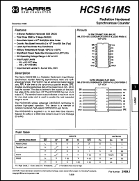 Click here to download HCS161DMSH Datasheet