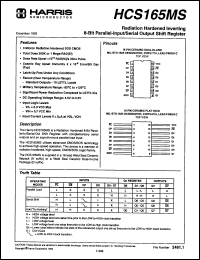 Click here to download HCS165DMSH Datasheet