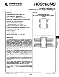 Click here to download HCS166DMSH Datasheet