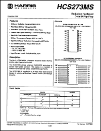 Click here to download HCS273KMSH Datasheet