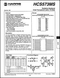 Click here to download HCS573KMSH Datasheet