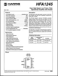 Click here to download HFA1245IB Datasheet