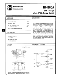 Click here to download HI1-1800A7 Datasheet