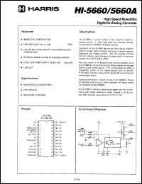 Click here to download HI1-5660A8 Datasheet