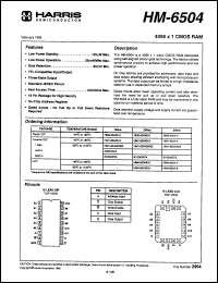 Click here to download HM1-6504-5 Datasheet