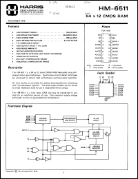 Click here to download HM1-6511-2 Datasheet