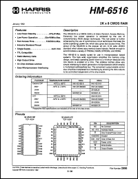 Click here to download HM1-6516B8 Datasheet