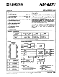 Click here to download HM9-6551B2 Datasheet
