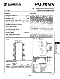 Click here to download HM5-8816H2 Datasheet