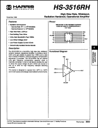 Click here to download HS9-3516RH-Q Datasheet