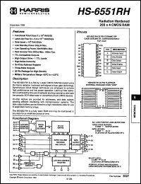 Click here to download HS0-6551RH6 Datasheet