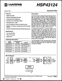 Click here to download HSP43124SC45 Datasheet